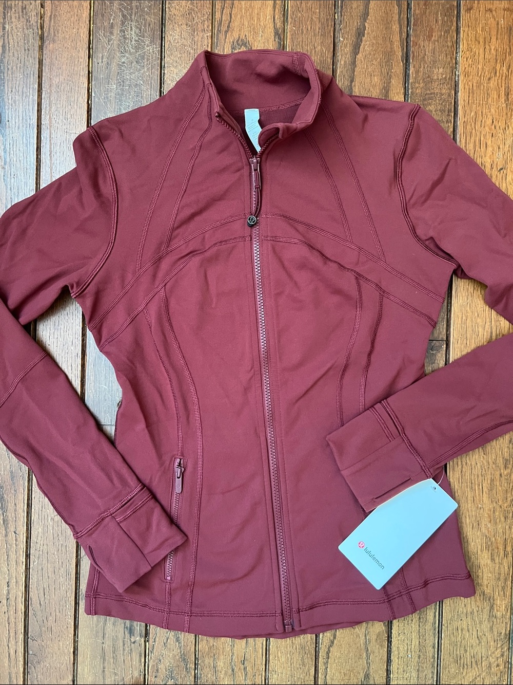 Lululemon Savannah Red Define Jacket Luon Size 8 New With Tags RARE GEM